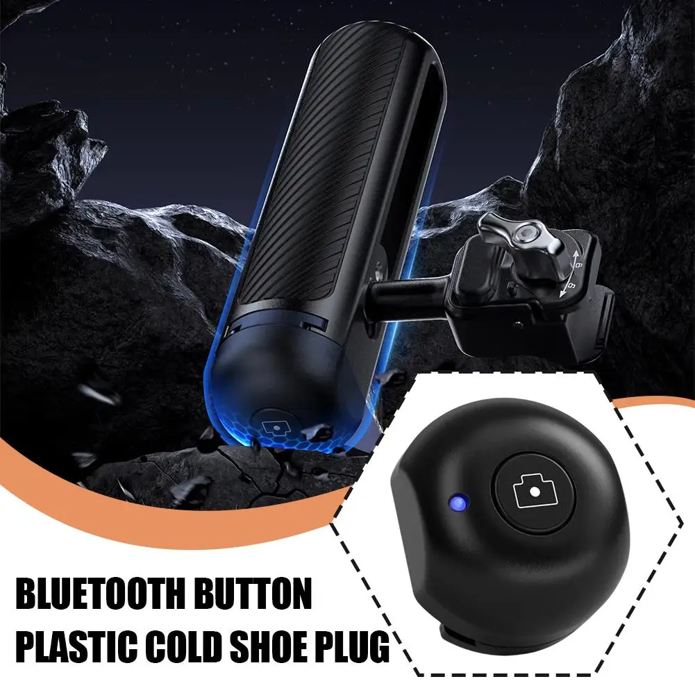 Bluetooth Button Plastic Cold Boot Plug For Pa045e Bluetooth Side Handles Abs + Pc Cold Shoe Protector O8s8