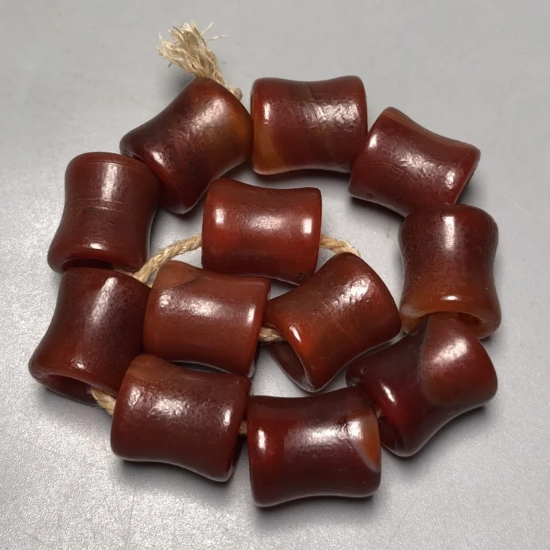 Supply Antique Retro Ethnic Style Red Agate Jade Bracelet Necklace Pendant Beads Accessories