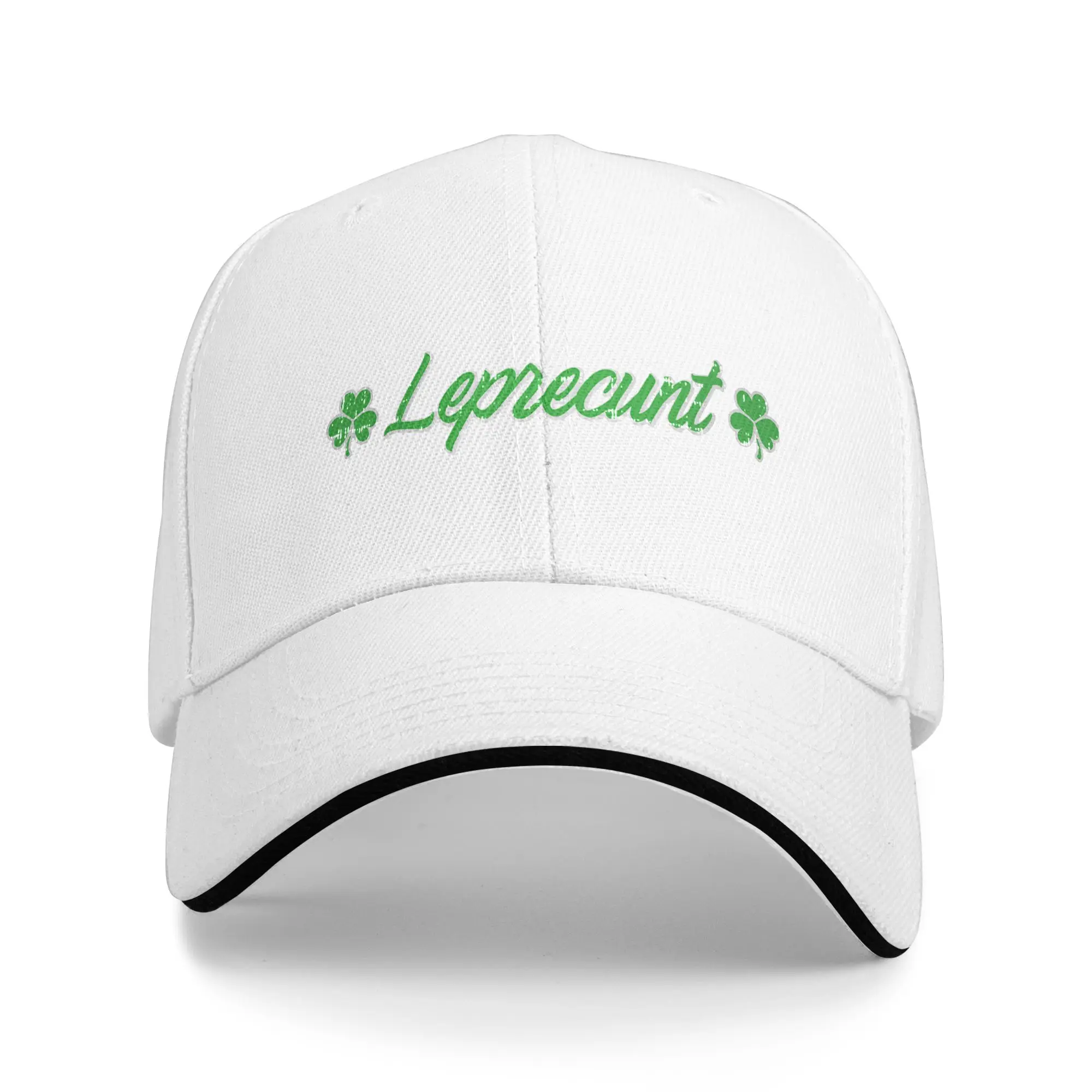 

Leprecunt Irish St Patricks Day Sun Baseball Cap Summer Women Men Hip Hop Hats Sunscreen Retro Tennis Skate Baseball Caps
