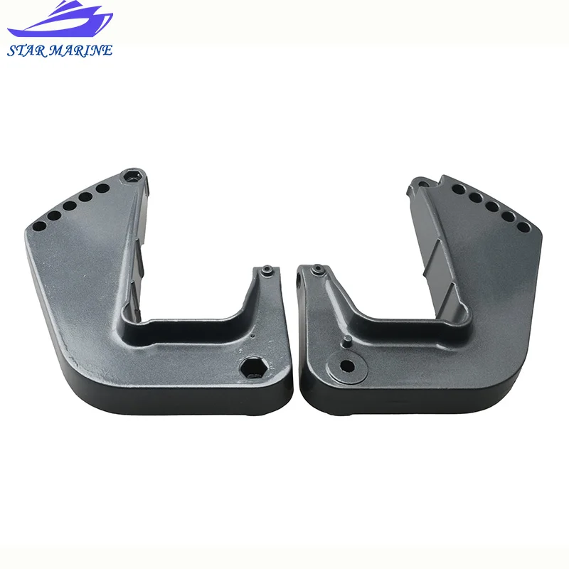 6L8-G3111-01-4D, 6L8-G3112-00-4D Clamp Bracket Kit for Yamaha 4HP 5HP 6HP Outboard Engine F4 F5 F6 Model 6E0-43111, 6E0-43112