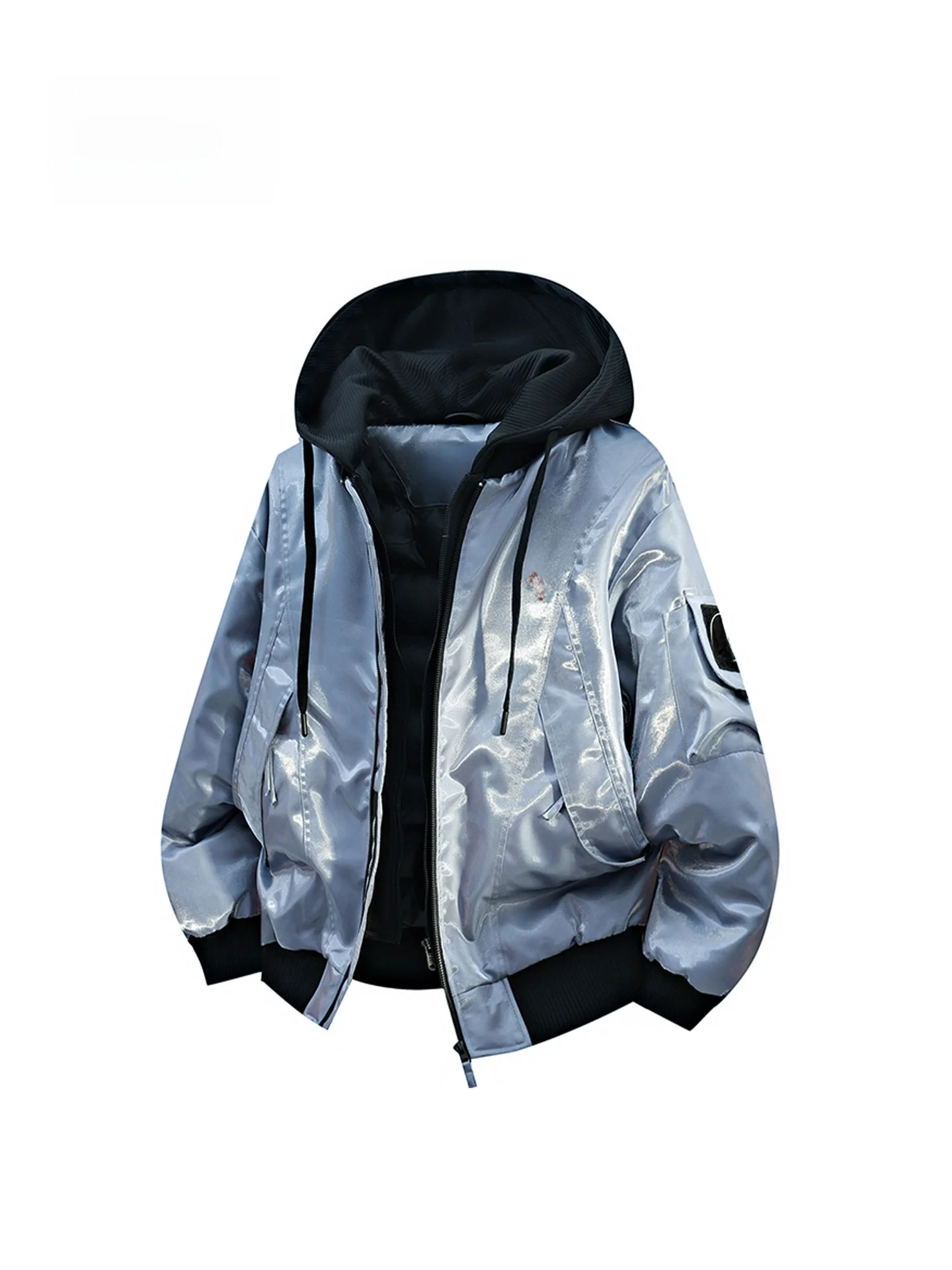 

ex Hooded Cotton Jaet Loose Fit Large Size Casual Outerwear Winter New Sle PLAY HEI Polyester Fiber Fill Warmth