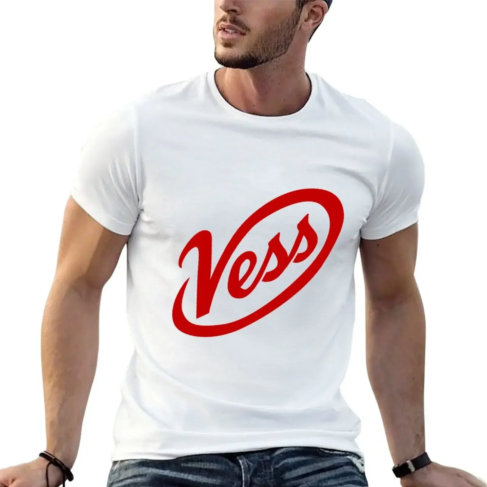 Vess Logo T-Shirt customizeds kawaii clothes Men's clothing