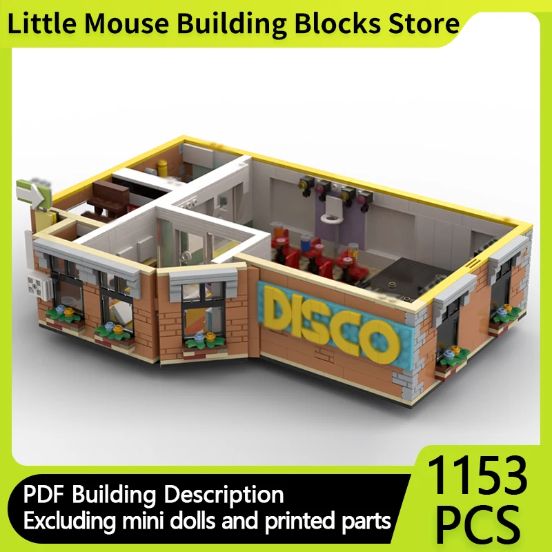 

City Street View Model MOC Building Bricks Popular TV Drama Scene Modular Technology Gifts Holiday Assemble Children Toys Suit