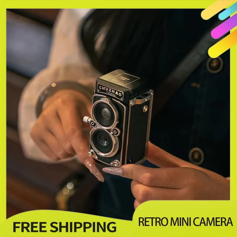 Retro Mini Camera Ccd Retro Dual Reflex Camera Chuzhao Old Photos Streaming Accessories Customied Camera Photography For Gift