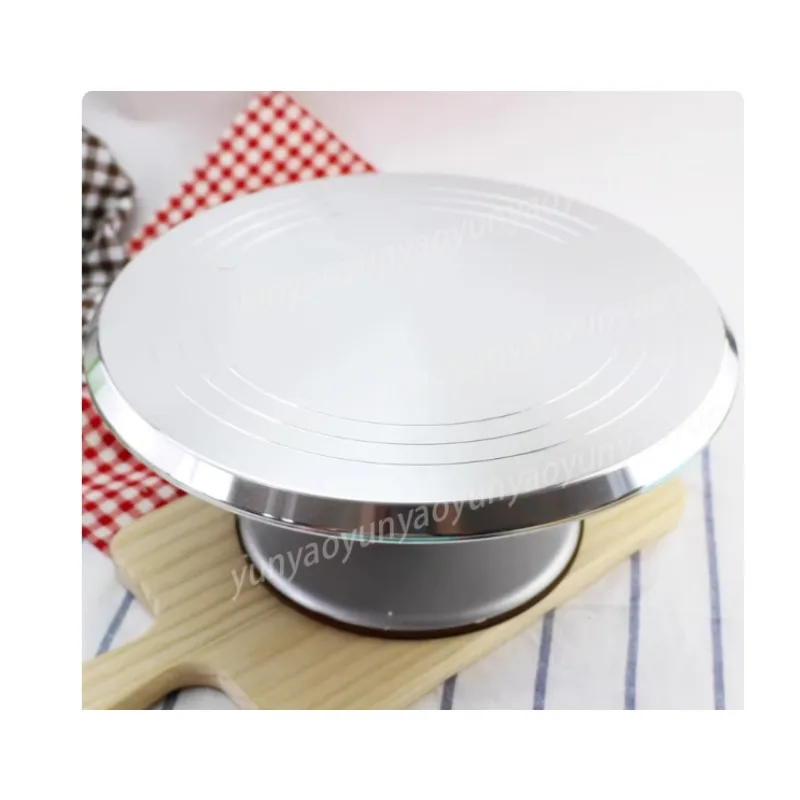 Aluminum Alloy Piping Table Cake Turntable Cake Stand Piping Baking Tool Set