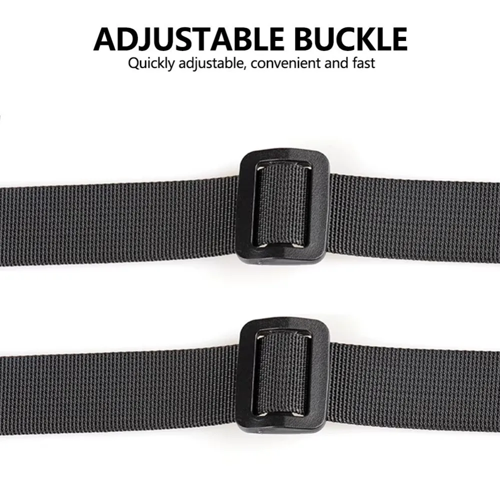 حزام نايلون متين قابل للتعديل بلون سادة حزام حمالة على شكل حرف Y متعدد الوظائف #3