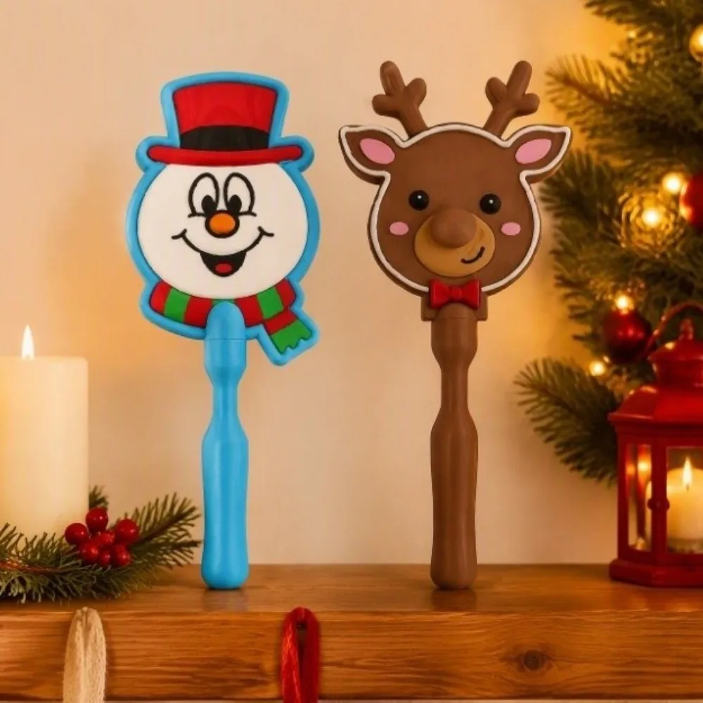 3D Printed Christmas Tap Wand Handheld Removable Card Slot Funny Xmas Card Holder Snowflake Deer Snowman Santa Tap To Pay Wand