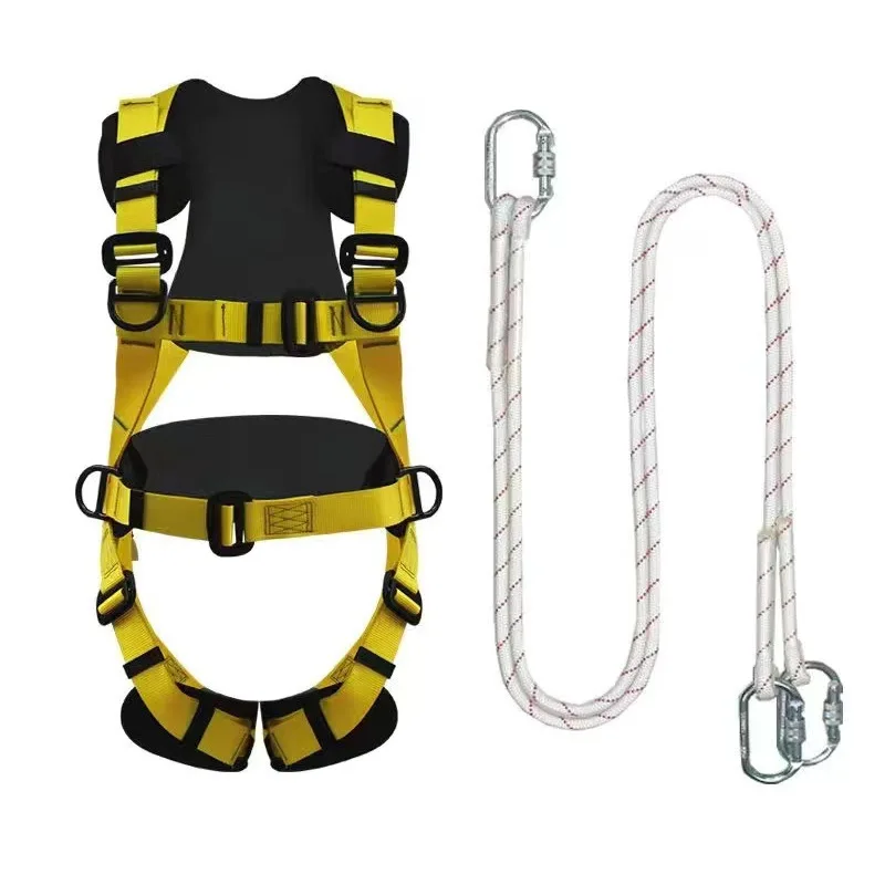 

Ремень безопасности для работы на высоте, альпинизма на открытом воздухе, ремень безопасности для работы на высоте, спасательный комплект безопасности, оборудование для скалолазания