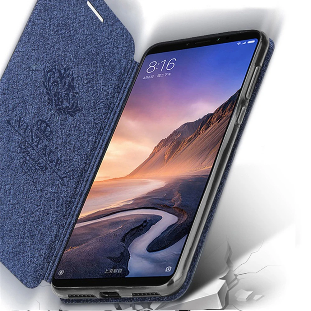 flip case for xiaomi mi mix2s case xiaomi mix2s cover tpu back book leather luxury silicone kickstand mofi mix2s full coverage