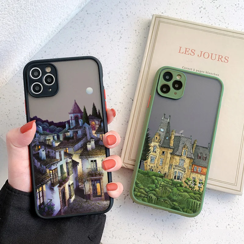 Candy Art Drawn Magic House Phone Case For iPhone 15 13 12 11 Pro MAX Mini 14 7 8 Plus SE 2020 XR X XS MAX Shockproof Cover