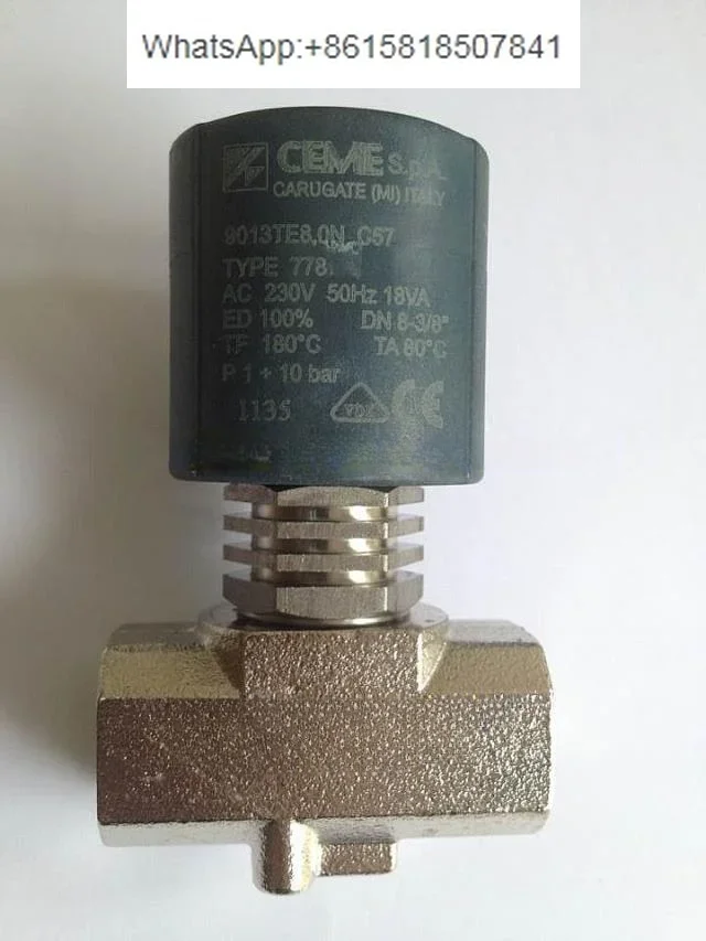 

Solenoid valve 9013 Italy imported ceme 9013 steam solenoid valve, wood drying