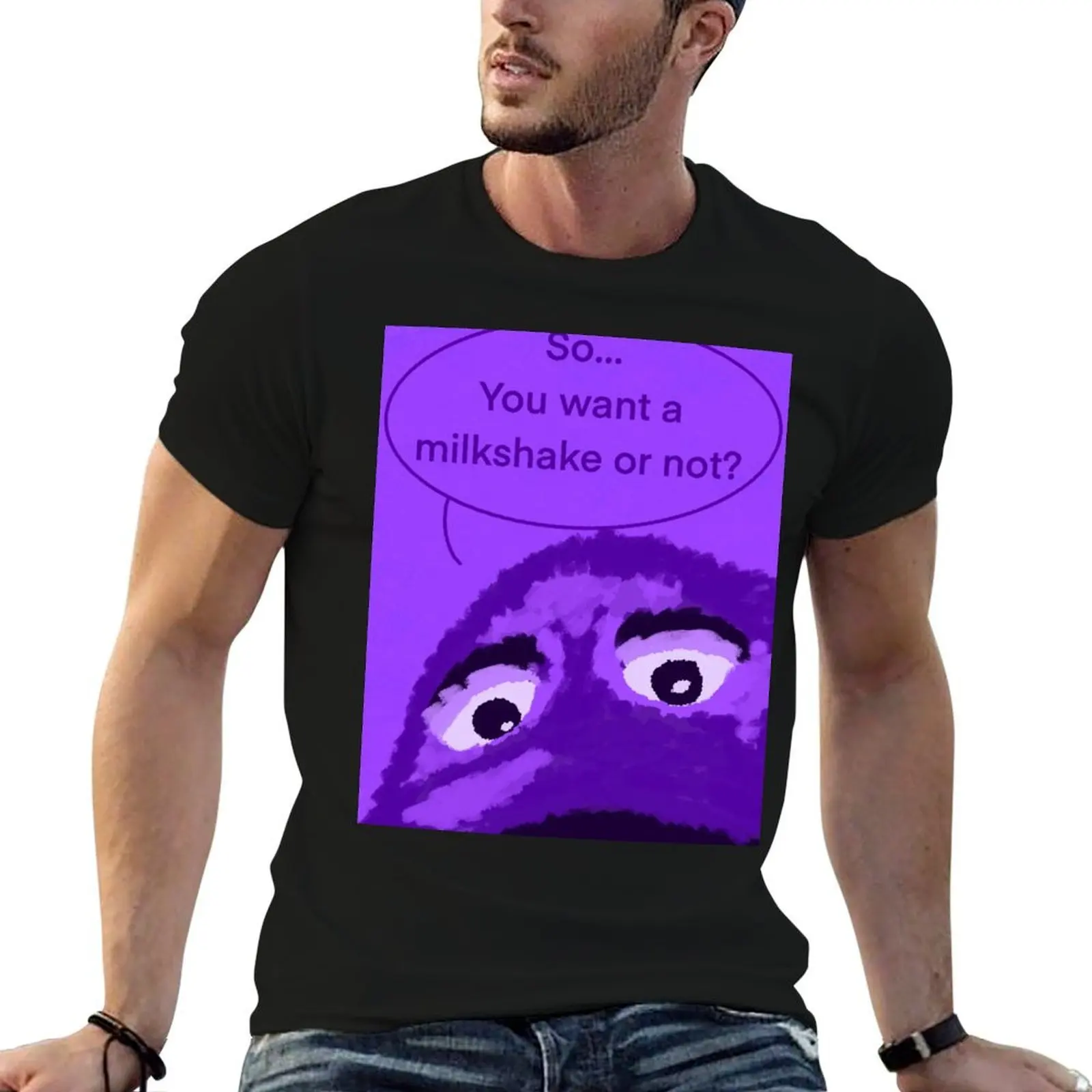 Order Up - Grimace T-Shirt t shirt men 100% cotton luxury brand man tshirt cotton tshirt 100% T-shirt