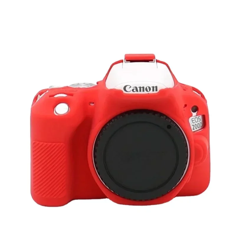 Silicon protector skin case soft body cover For Canon EOS 250d 200dii 200D rebel SL2 kiss X9 DSLR camera rubber