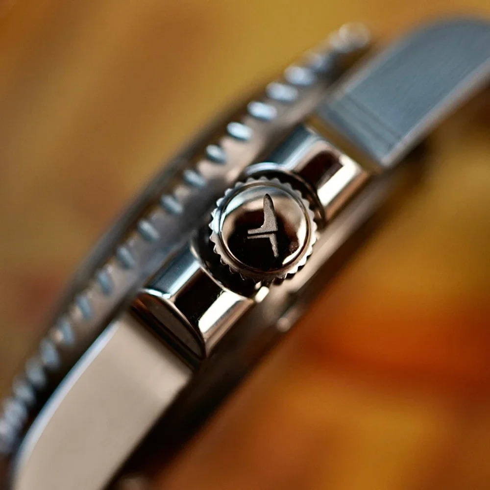 DAGGER-relógio de vidro safira impermeável, vintage relógios clássicos, movimento automático, mecânico, luminoso, NH35, 100m