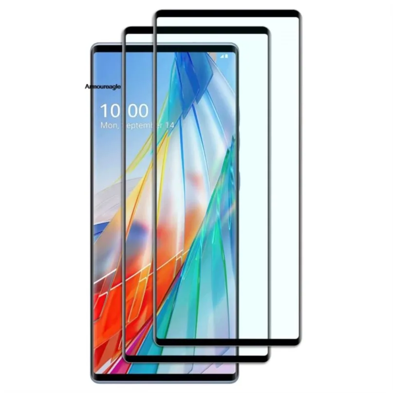 2/4 шт. изогнутая защитная пленка из закаленного стекла для LG Wing 5g lg velvet lg g9 lm-g900n 5g защитная пленка для экрана