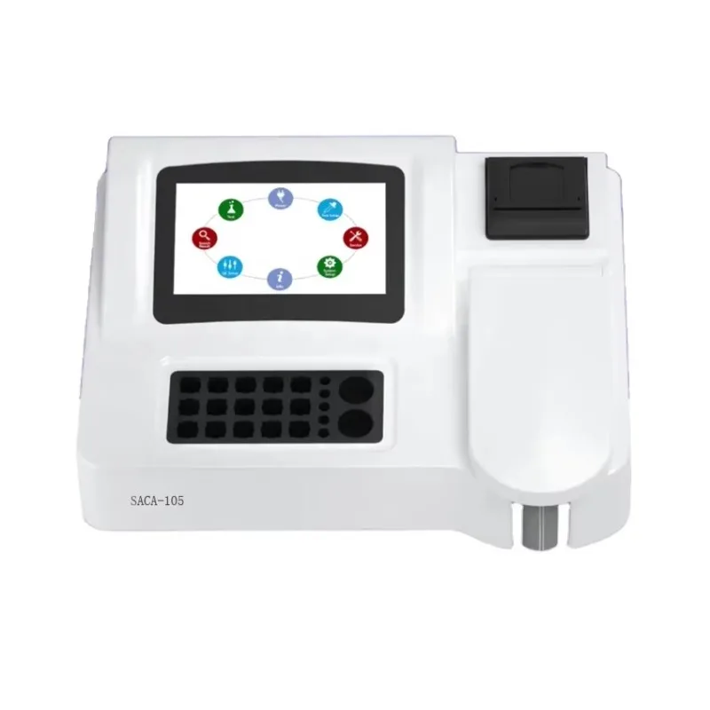 2025High Quality Wholesale Chemistry Biochemistry medical Analyzer Built-in printer Semi Auto Biochemistry Analyzer for hospital