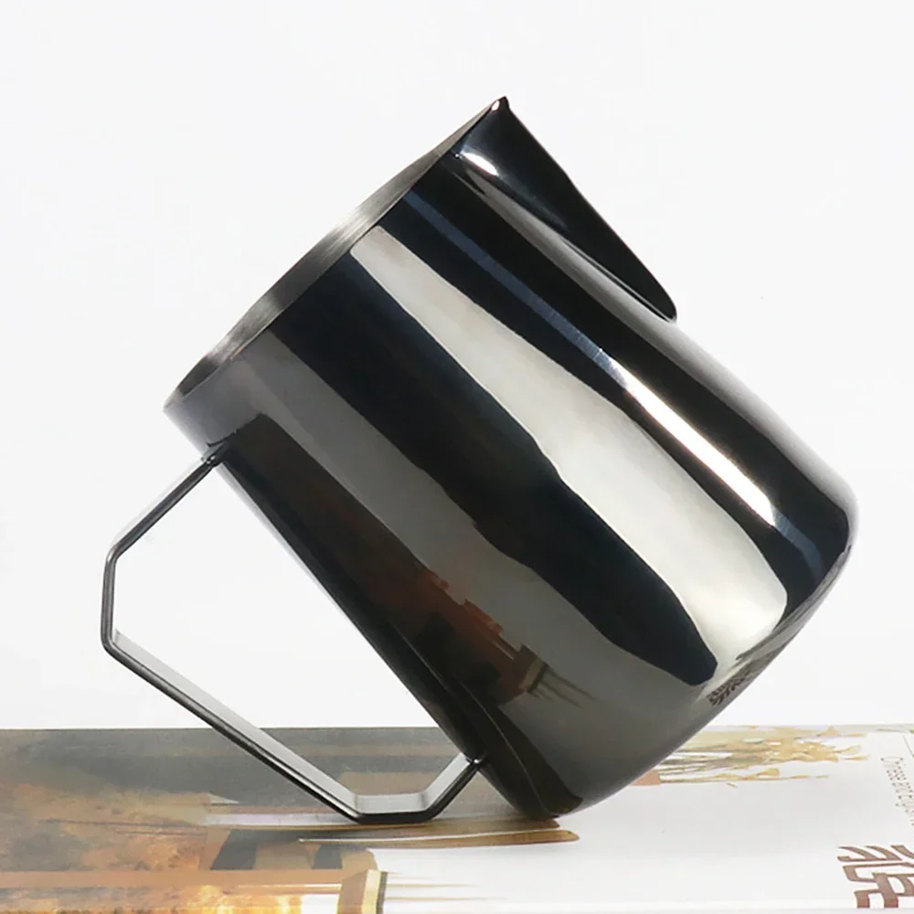 450ML/600ML Latte Coffee Cup 304 Stainless Steel Milk Foam Cup Fancy Coffee Pull Flower Tank Espresso Cup Coffee Utensils