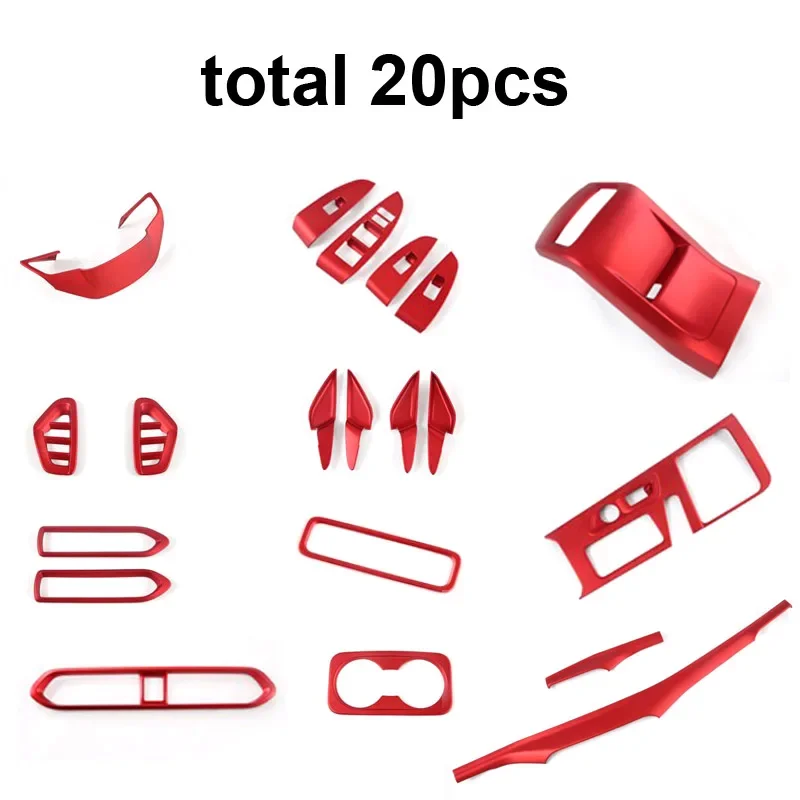 20pcs Red Items for Changan UNI-T 2020-2023 Interior Car Accesorries