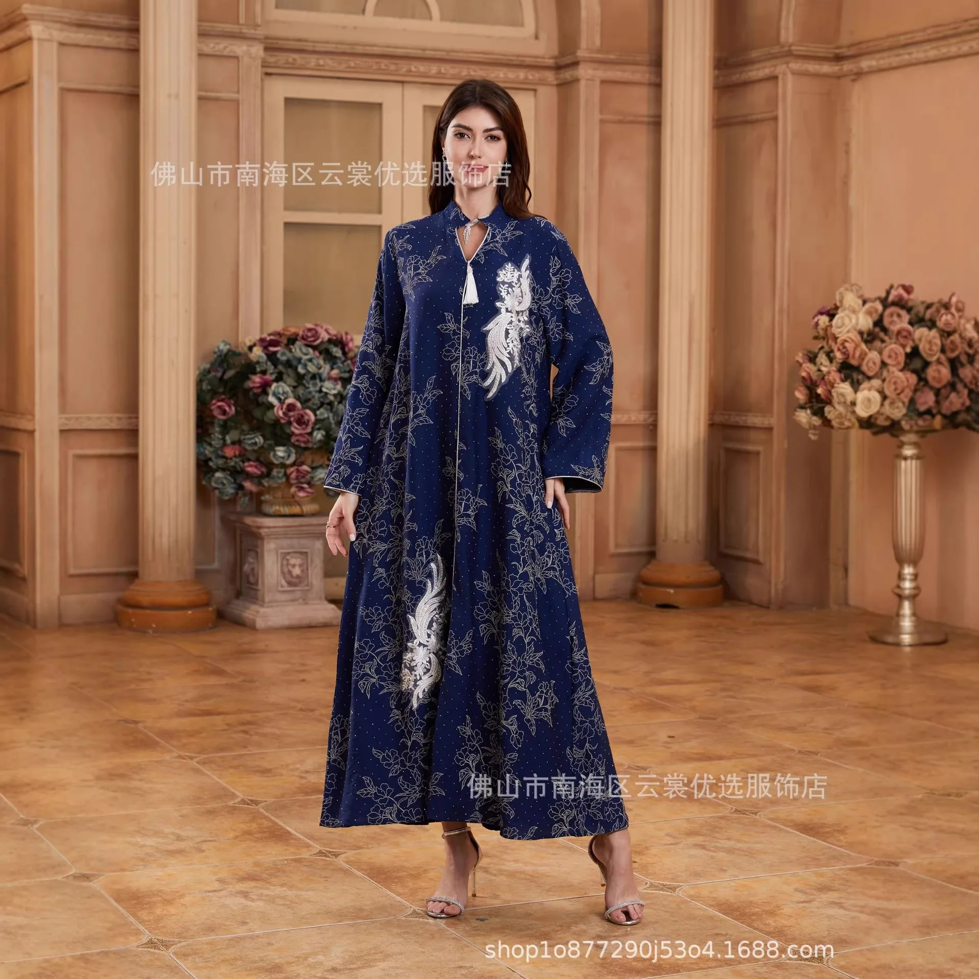 

Eid Women Dress Abaya Muslim Jalabiya Ramadan Diamond Vestidos Largos Party Dresses Arab Long Robe Morocco Dubai Kaftan 2026