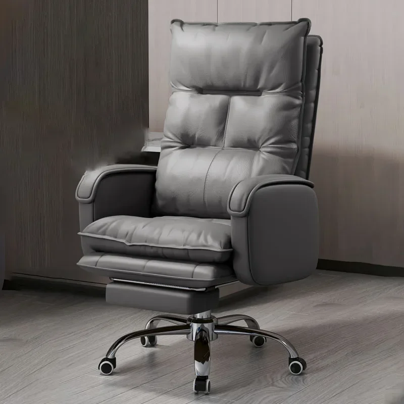 Chaise de Bureau Ergonomique avec Accoudoirs, Fauteuil de Jeu Moderne et Minimaliste, Mobilier Confortable de Luxe, Nouvelle Collection