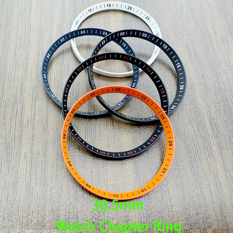 

Mod Watch Chapter Ring Fit For SKX007 SKX009 SRPD NH35 NH36 Watch Case Replace Plastic Inner Ring Size 30.5mm×27.4mm Watch Parts