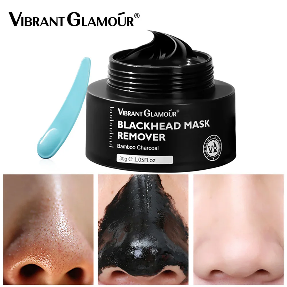 

VibrantGlamour Bamboo Charcoal Peel Off Mask Blackhead Remover Deep Cleansing Pore Minimizer Purifying Face Mask Skincare