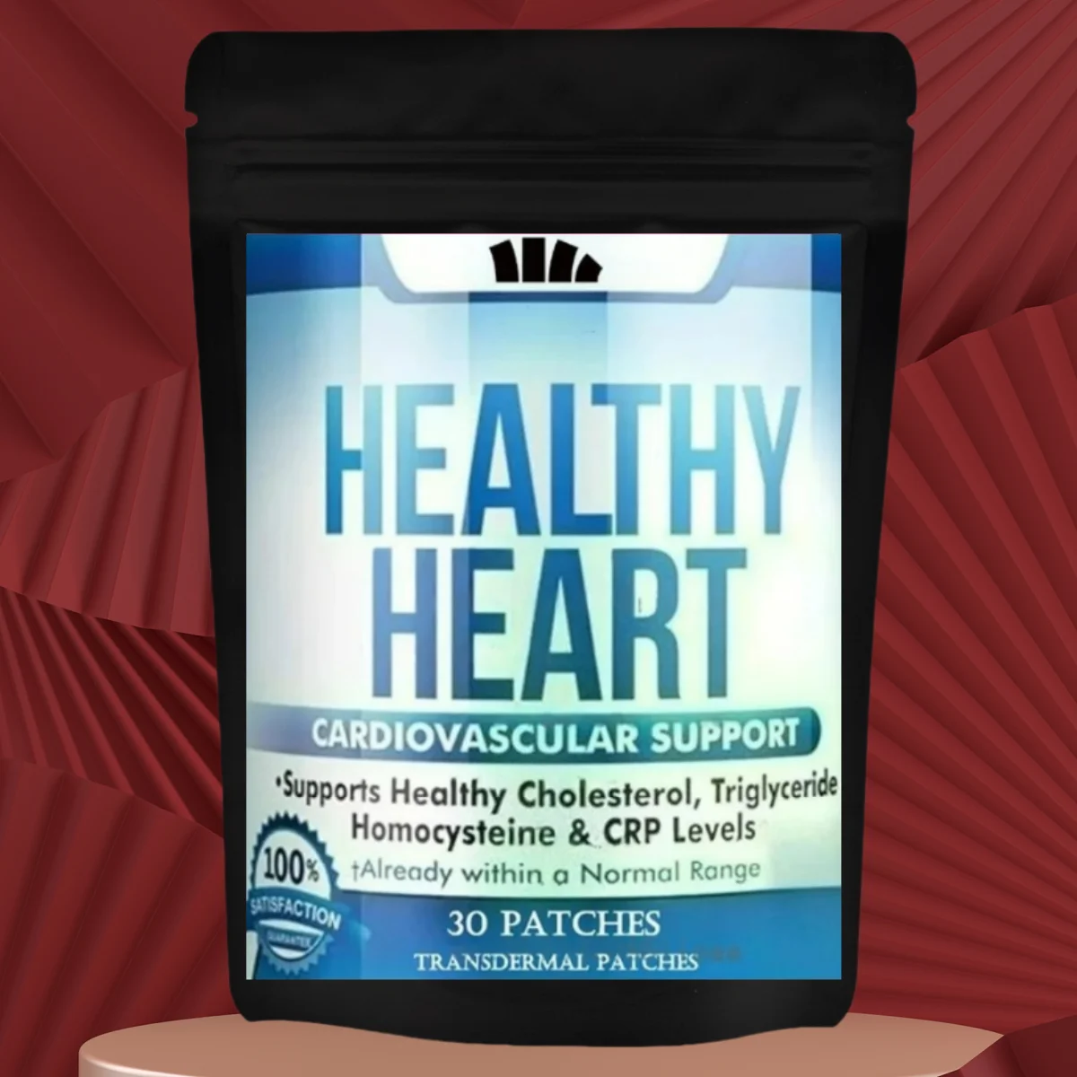 Heart Support And Blood Pressure Transdermal Patches Promotes Cardiovascular Health 30 Patches
