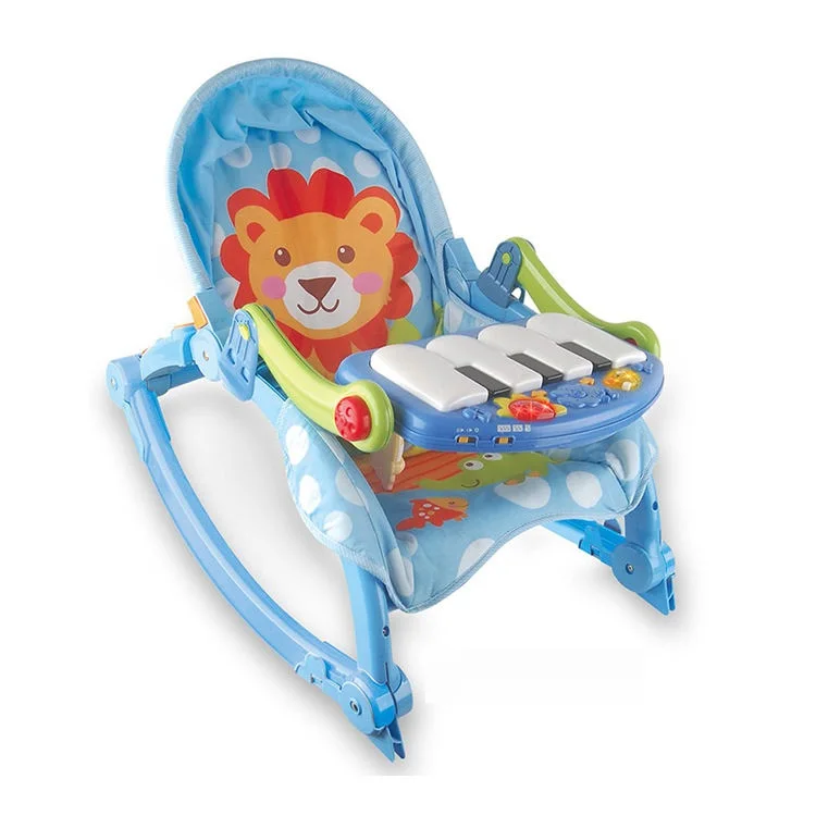 KSF Early Children Toys Baby Foot Rocking Chair Baby Play Gym Mat Baby Musical Mat with Pedal Piano