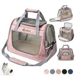 Portable Pet Cat Dog Carrier Bag Car Seat Breathable Cat Puppy Oxford Handbag Backpack Chihuahua Outdoor Travel Carry Bag Nest