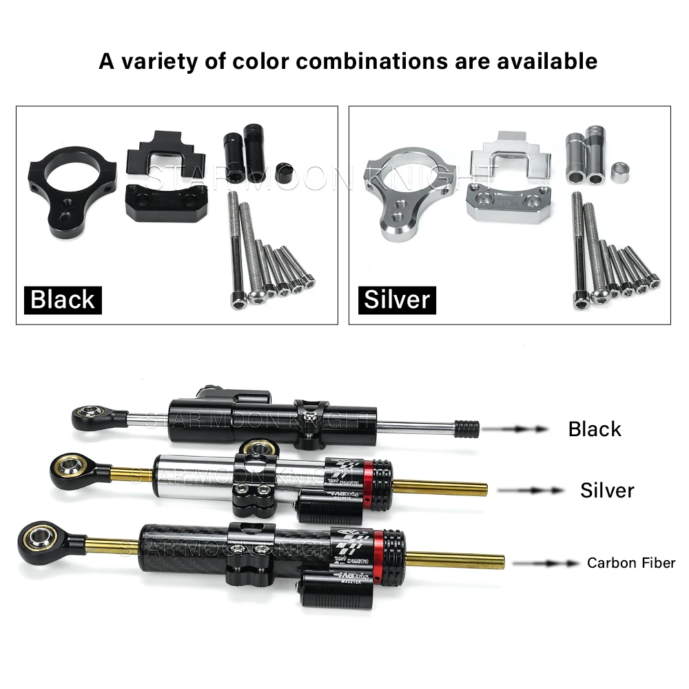 Shock Damper Bracket For Yamaha YZF R3 YZF R25 MT-03 MT-25 MT03 MT25 2015 2016 Steering Stabilizer Mount Kit Accessories