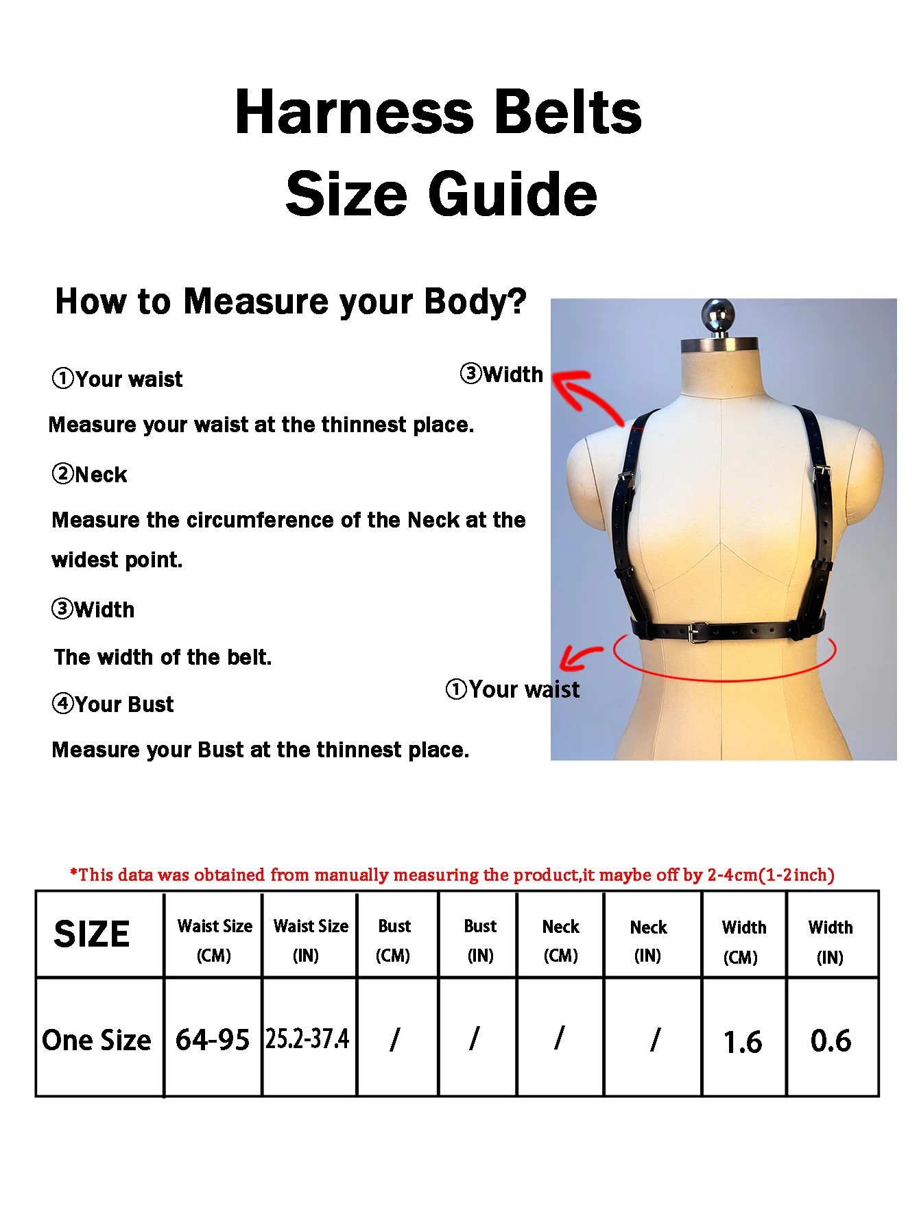 Frauen Goth Punk Mode Gürtel Street Style Bund Hosenträger für Frauen Körper Harness Korsett Gürtel Gothic Kleidung Zubehör – Detail 5
