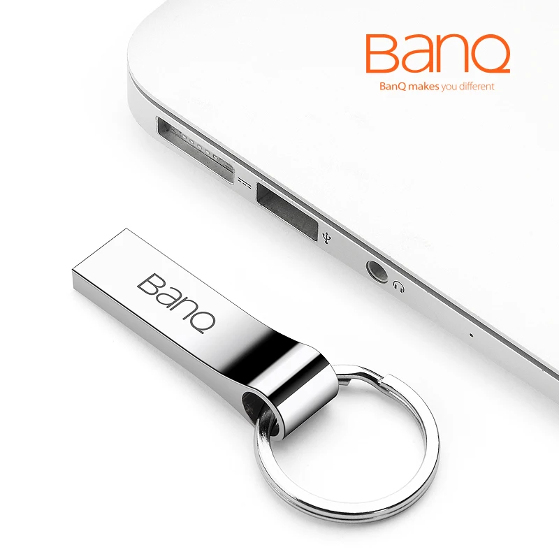 BanQ P9 USB Flash Drive, 64GB Metal Waterproof Pendrive USB Memory Stick 32GB pen Drive Real Capacity 16GB USB Flash U disk