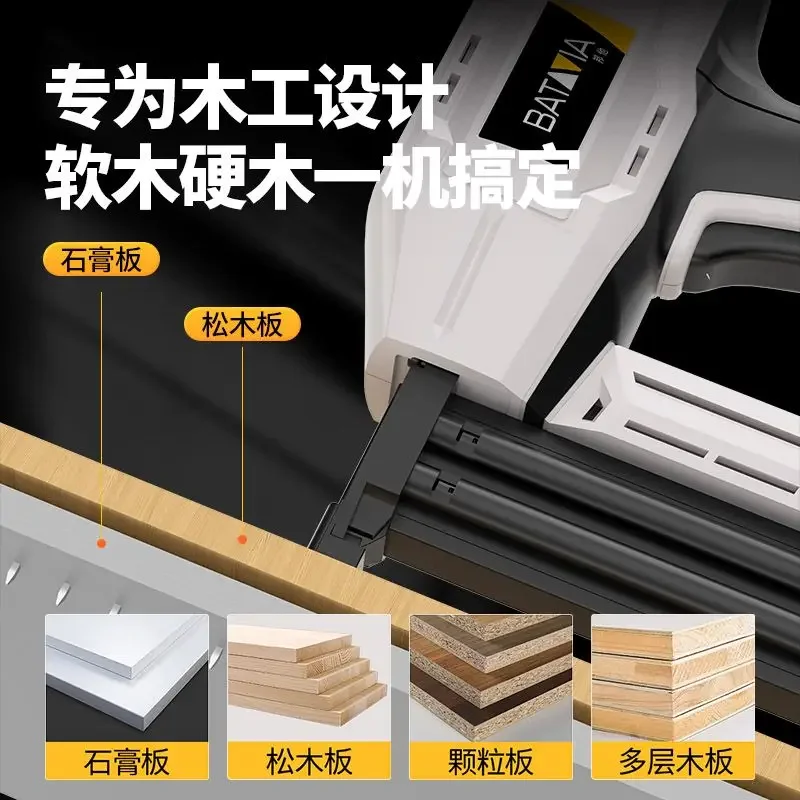 

Электрический пистолет для гвоздей 2026, деревообработка, специальный F30, прямой код, специальный пистолет для съемки, воздушный пистолет для гвоздей, бытовой артефакт для ногтей 159