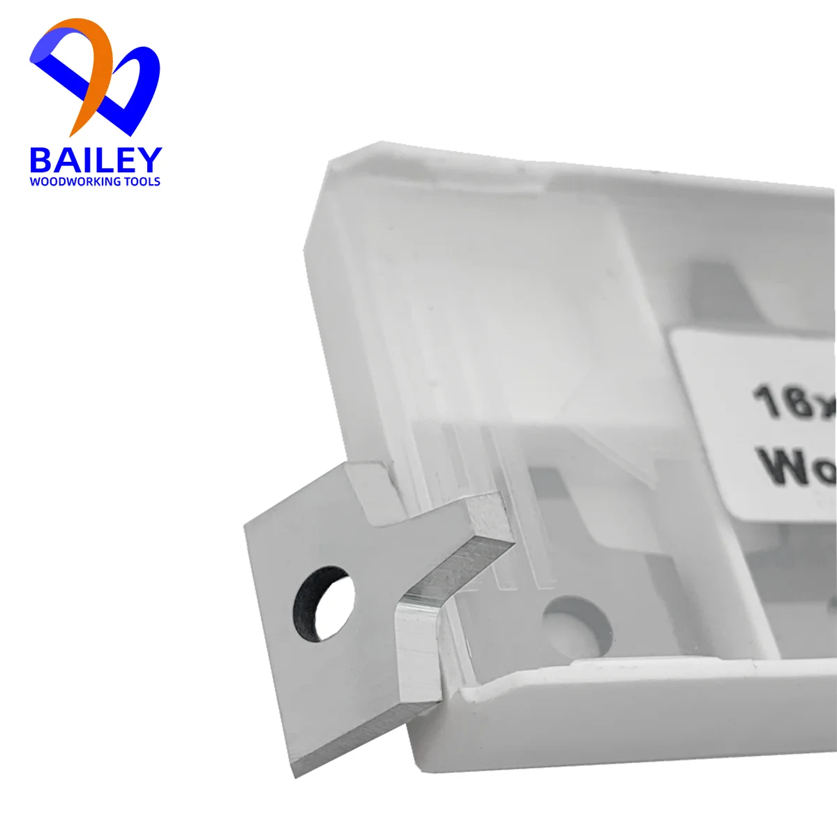 BAILEY 10 PCS 16X17,5X2mm Facas de carboneto perfiladas de alta precisão Facas de borda raspador para IMA Edge Bander