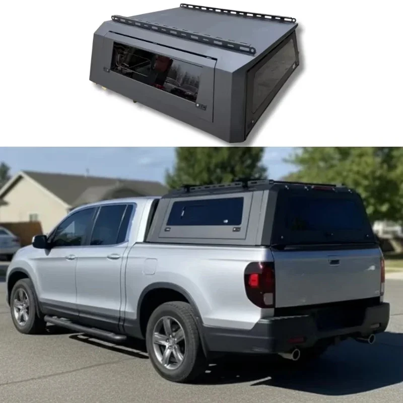 Assembled Split Design Drill-Free Installation Manganese Steel Pickup Ute Canopy For F150 Ram 1500 Hilux Revo