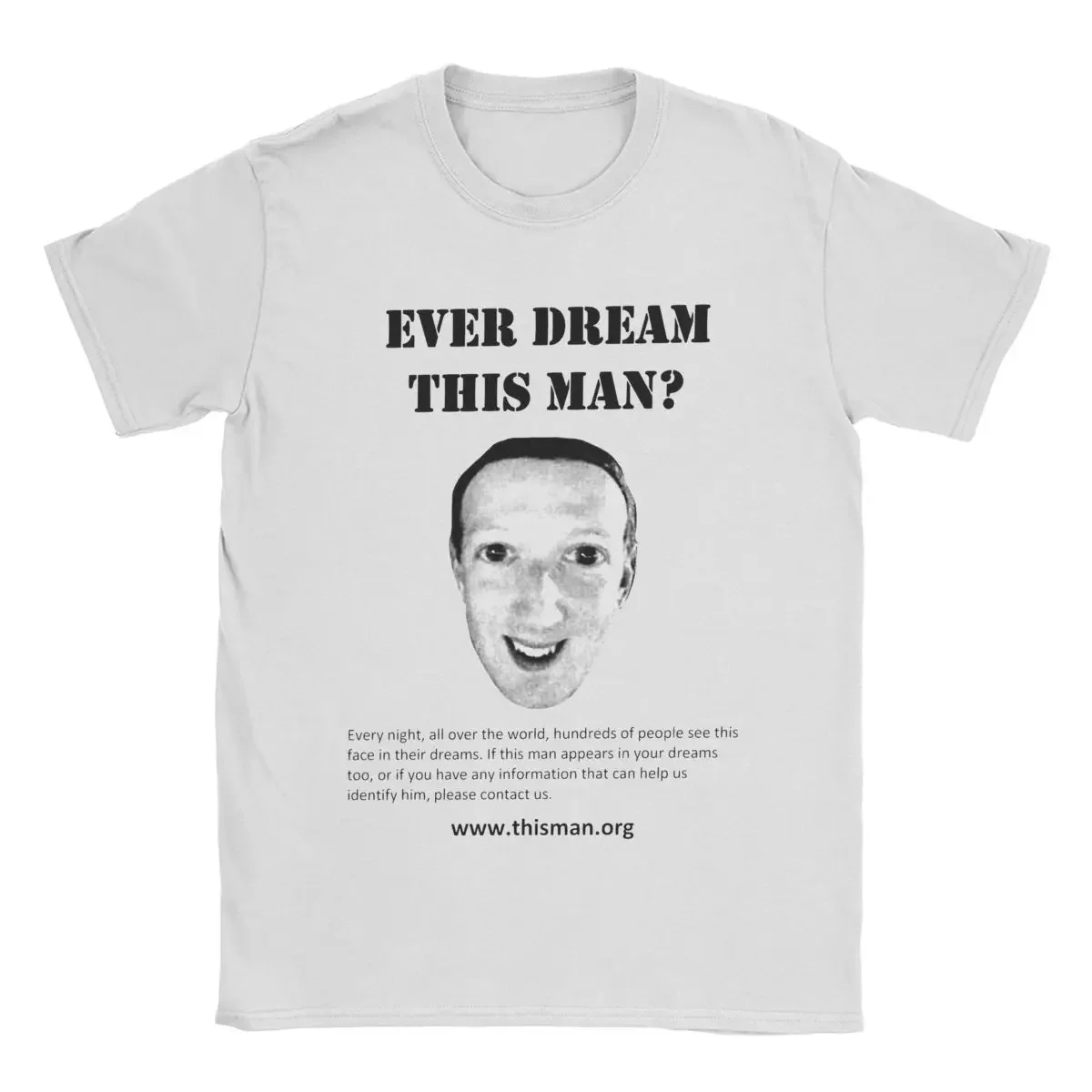 Ever Dream This Man Men's T Shirt Vintage Tee Shirt Short Sleeve Round Neck T-Shirts Pure Cotton Graphic Printed Clothes