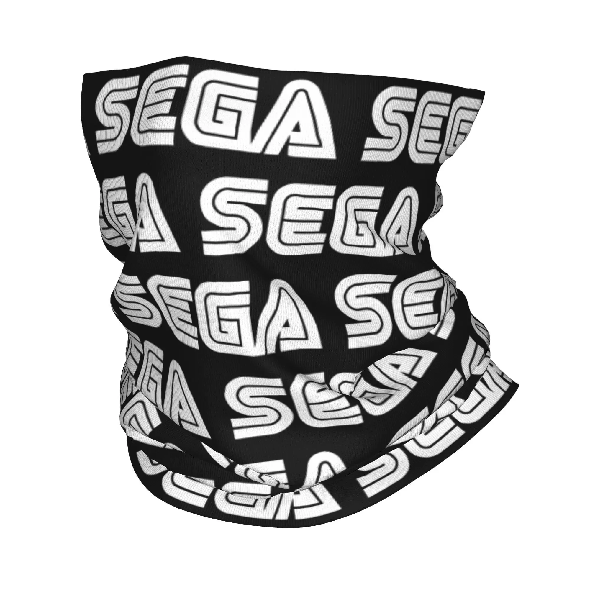 Custom S-Segaes Electronic Game Logo Bandana Neck Gaiter UV Protection Face Scarf Cover Men Women  Headband Tube Balaclava