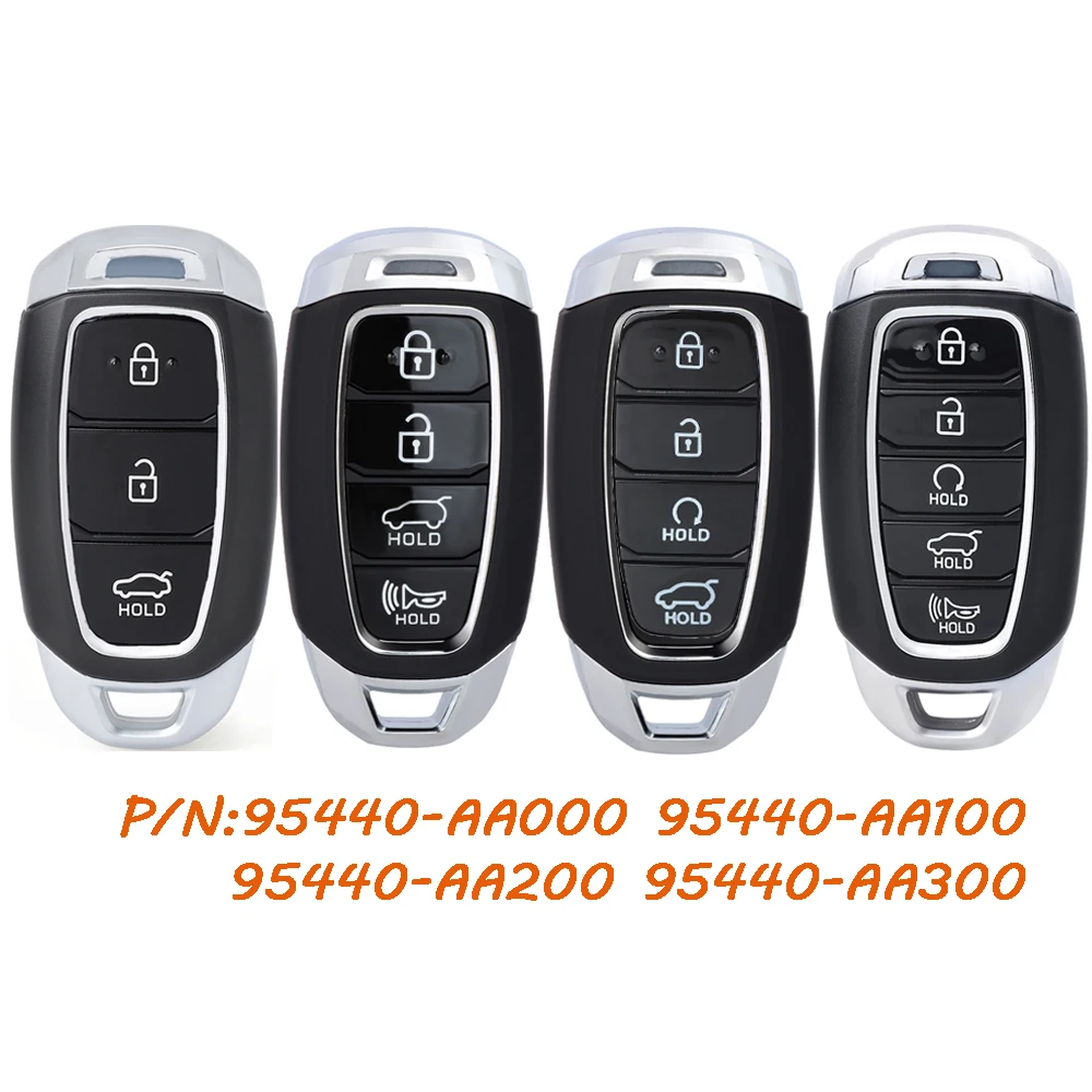 

95440-AA000 95440-AA100 95440-AA200 95440-AA300 Умный дистанционный брелок для Hyundai Avante 2020 Elantra 2021 2022 MBEC4FOB2004