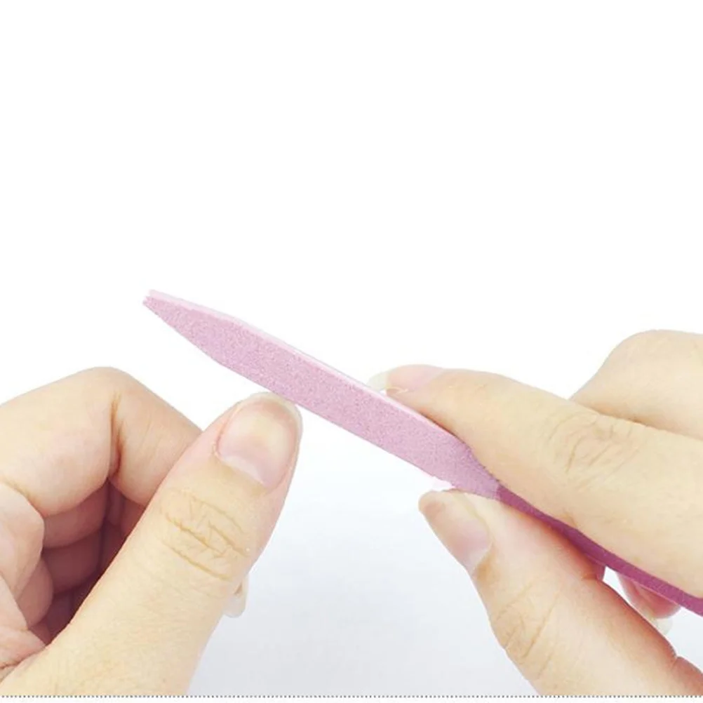 2 قطعة ملفات الأظافر الحجرية على الوجهين مجموعة أدوات مانيكير لملف تشكيل أظافر صناعية طبيعية ملحقات عازلة الرملي