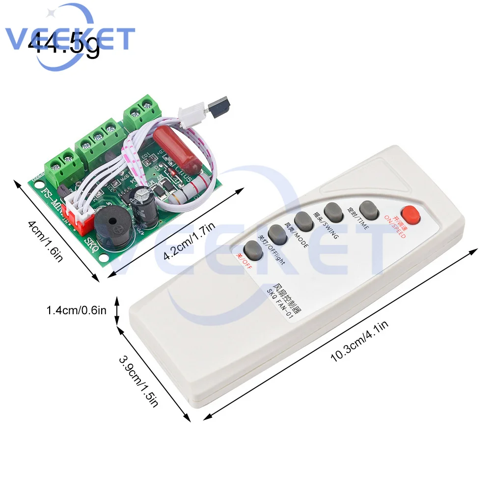 Universal Fan Remote Control Modification Board Mini Fan Circuit Board Control Motherboard Electric Fan Control Circuit Board