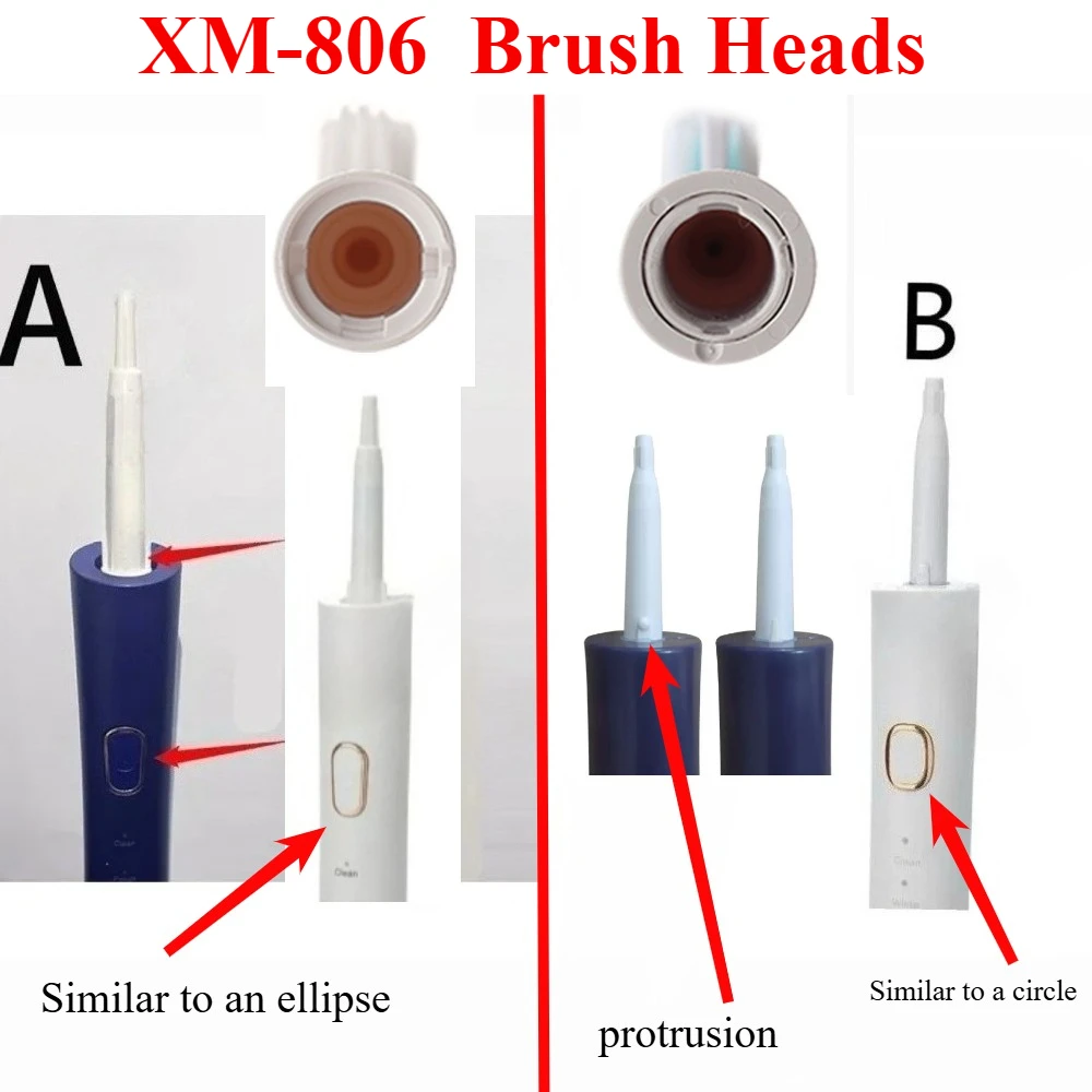XM-806 Replacement Brush Heads,for XM-806-T.H /Jianpai S12/HYUNDAI /ACA ALY-HYS01W/TSOP/Royalstar/INPHIC/ AJELU Toothbrush