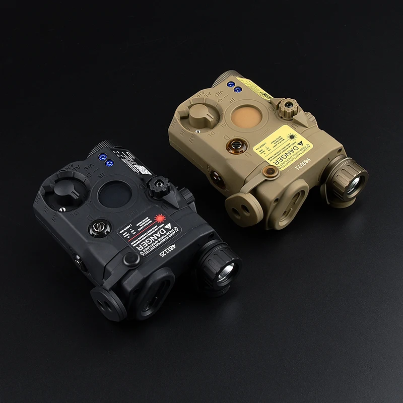 WADSN PEQ-15 No IR Red Dot Green Blue Aiming Pointer Laser LED White Light M300 M600 Flashlight 200 Lumens Fit 20mm Rail