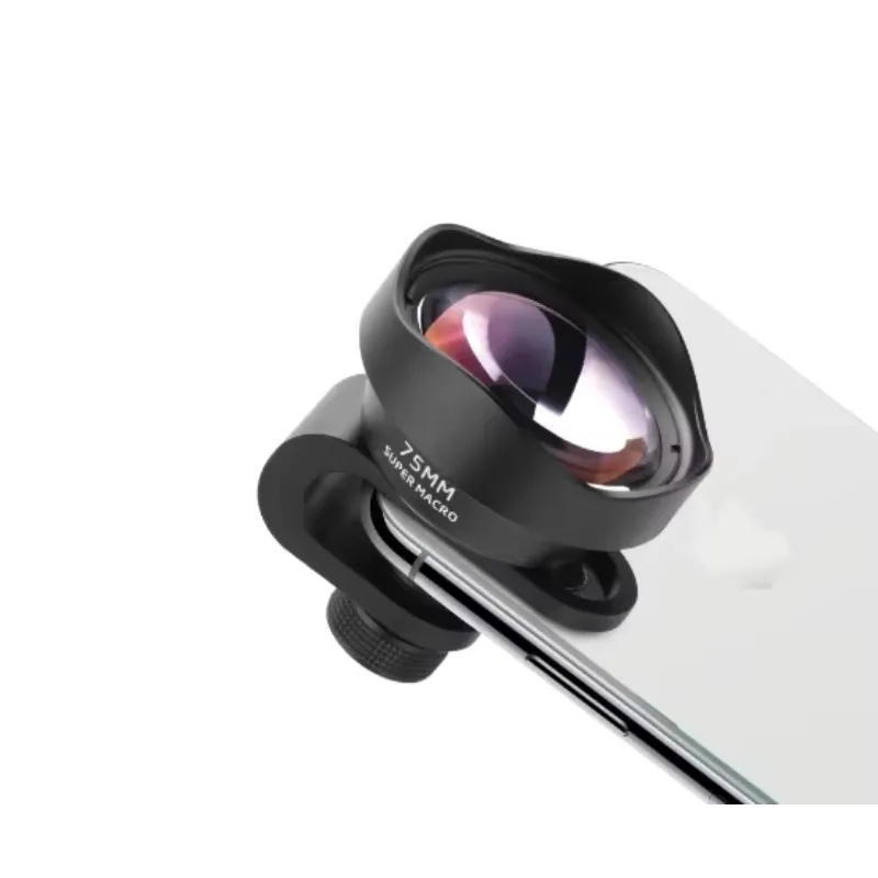 75Mm 10x Ultra Macro Phone Camera Lens 17mm Threaded Phone Lens with iPhone 15 14 Susan Clip