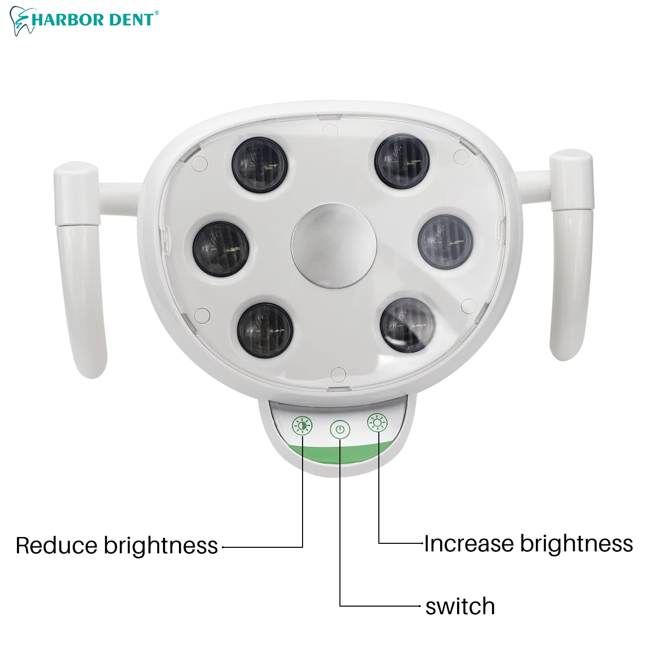 الأسنان LED عن طريق الفم عملية ظلال لوحدة الأسنان كرسي معدات الإضاءة LED مصباح أدوات طب الأسنان