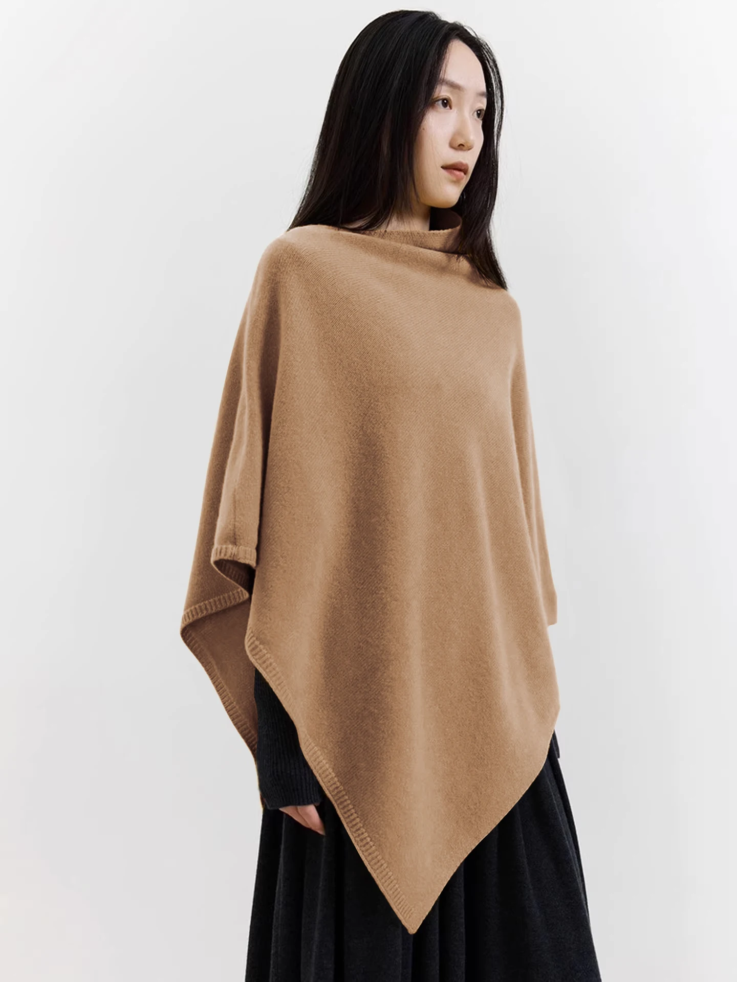 オリーブグリーンニットショール女性の秋冬ファッショナブルな首保護アウターウェアカウルネックラップスカーフ英国スタイル