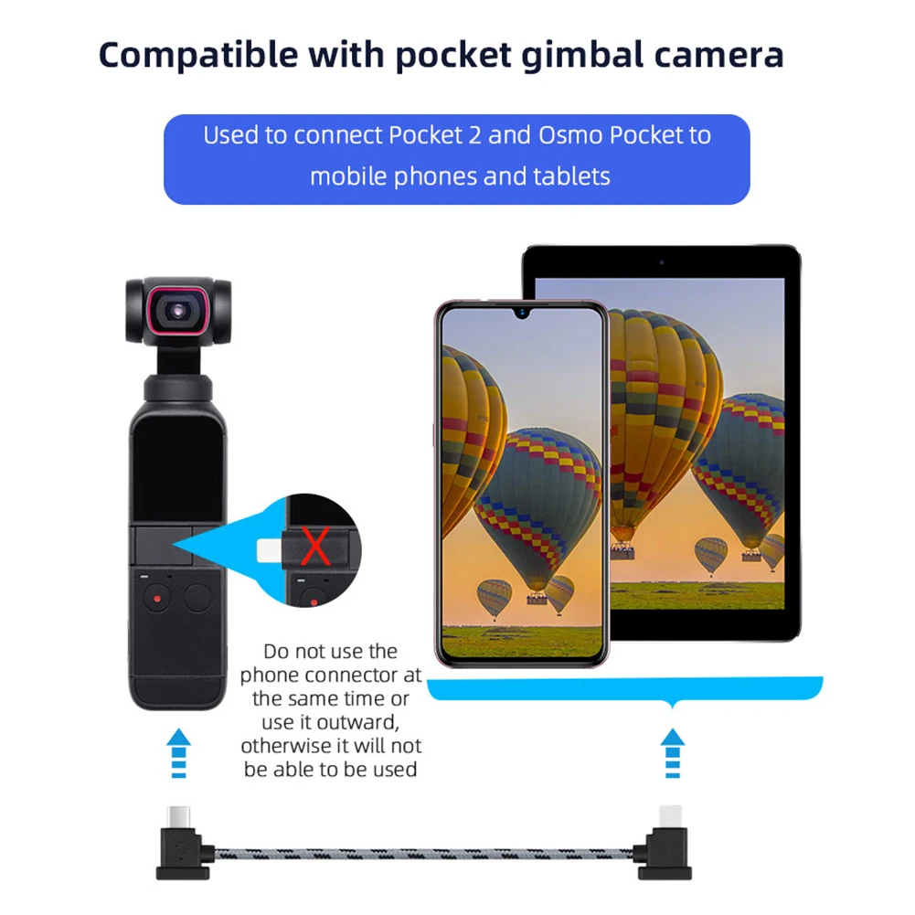 Кабель для передачи данных для Dji Mavic Air 2 Mini 2 Pocket 2 IOS Type-C Micro-USB адаптер проводной разъем кабель для планшета телефона Аксессуары для дрона