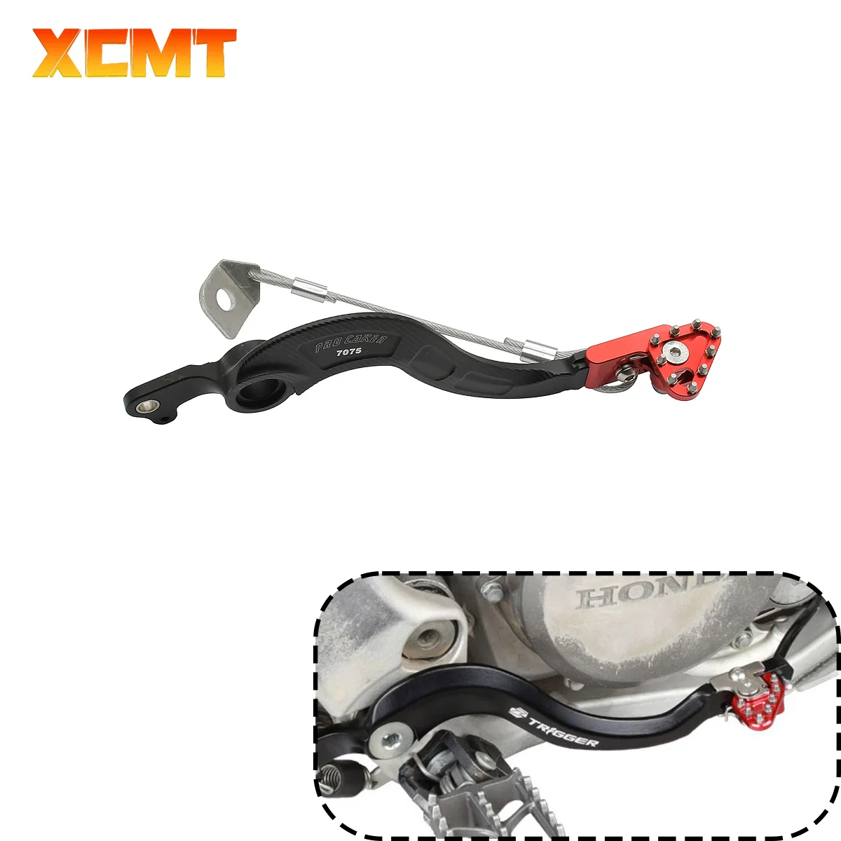 

Motorcycle CNC Aluminum Rear Brake Pedal Lever For Honda CRF250R CRF450R CRF450RX CRF 250R 450R 450RX 250 450 R RX 2002-2020