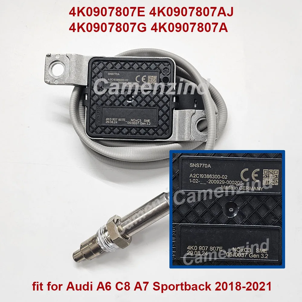 

NEW 4K0907807E 4K0907807AJ 4K0907807G 4K0907807A for A-udi A6 C8 A7 Sportback 4K0 907 807 AJ Nitrogen Oxide Nox Sensor