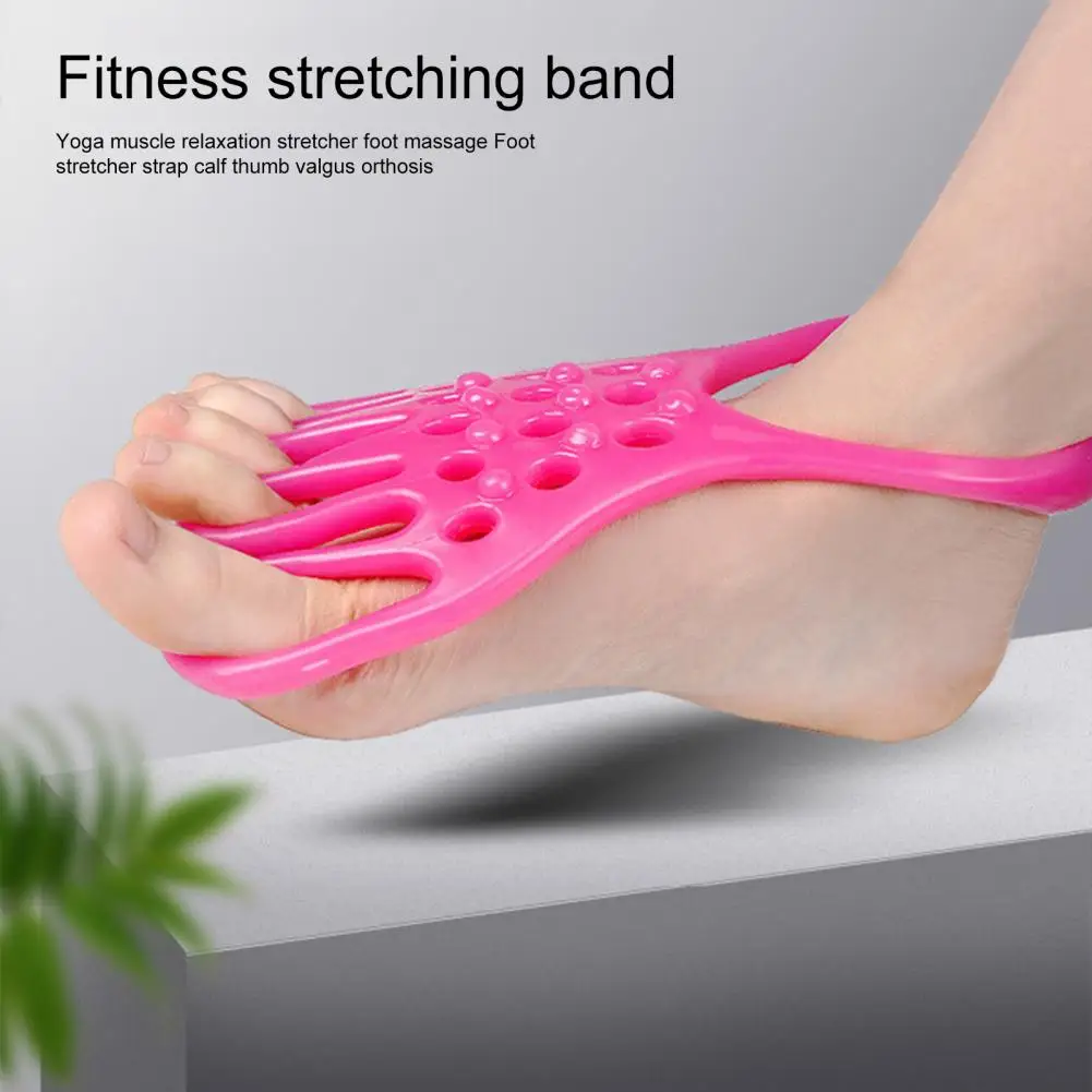 Belt Toe Valgus Corrector Elasticity Pulling Force Toe Exercise Protect Muscle Reflexology Foot Stretching Belt Yoga