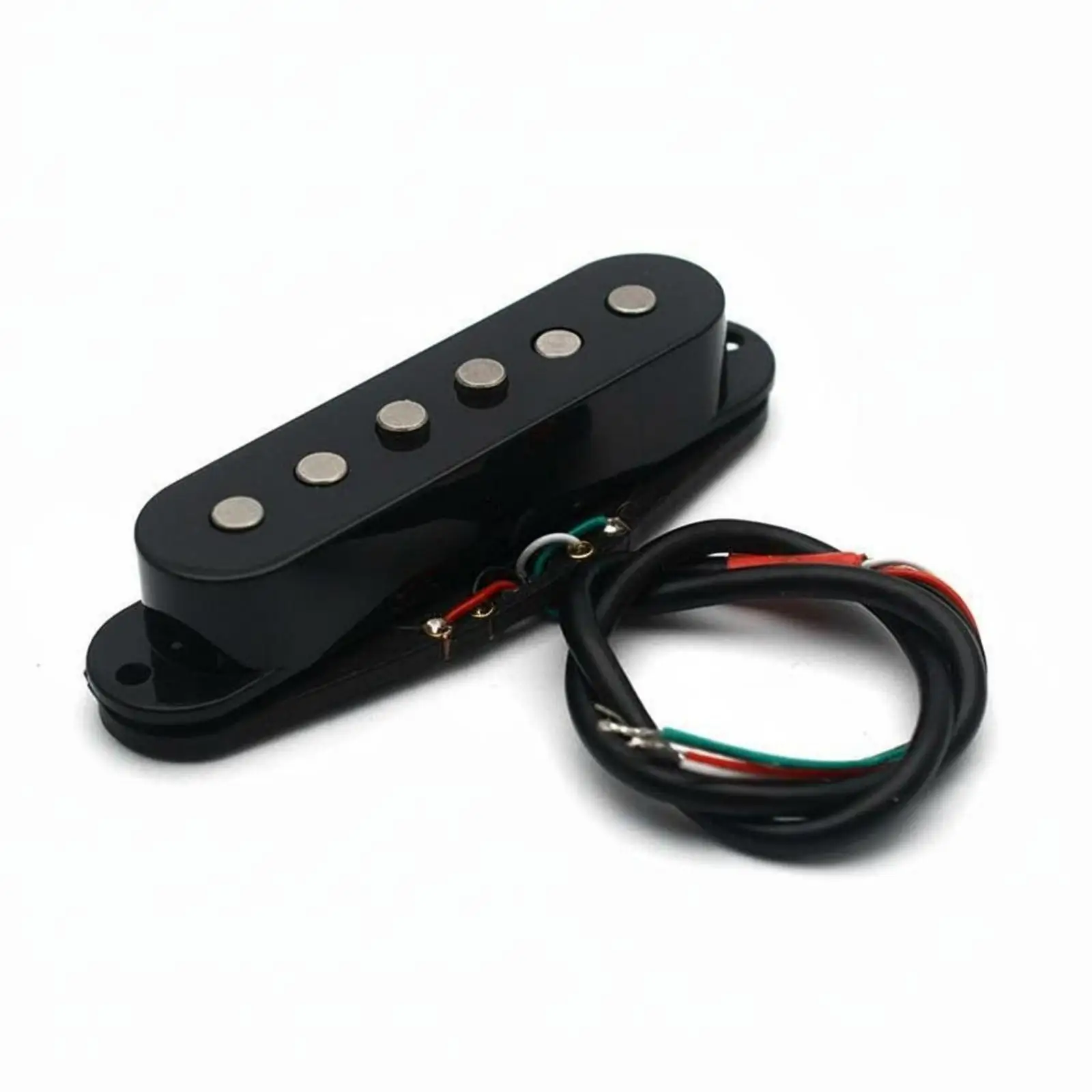 Electric Guitar Stacked Coil Pickup Musical Pickup Coil Hum Reduction Vintage Style Instrument Part for Performance Guitarists